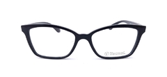 Armação para óculos de grau Tecnol TN 3069 H231 Quadrada preta pequena na internet