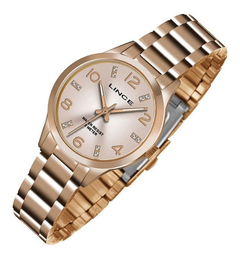 Relógio analógico feminino Lince LRRH135L R2RX Rose gold - comprar online