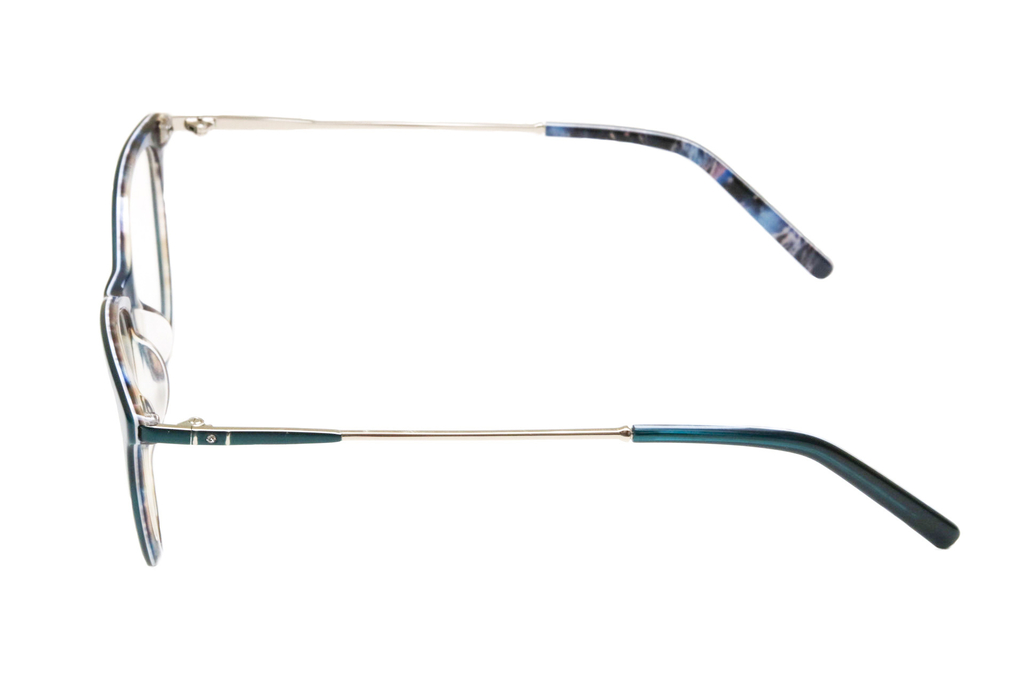 Armação para óculos de grau New Glasses CH9086 Verde água