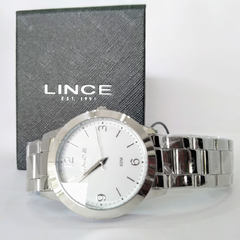 Relógio Lince LRM4286L B2SX feminino prata com fundo branco - comprar online