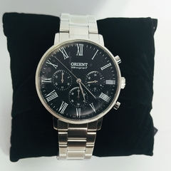 Relógio masculino Orient MBSSC214 P3SX Analógico prata - NEW GLASSES ÓTICA