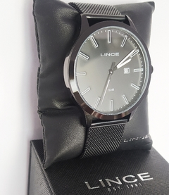 Relógio analógico Lince MRN4494L PBPX unissex preto - comprar online