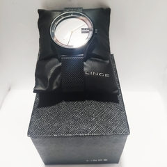 Relógio unissex Lince LRN4623L P1PX  Preto pulseira esteira - comprar online
