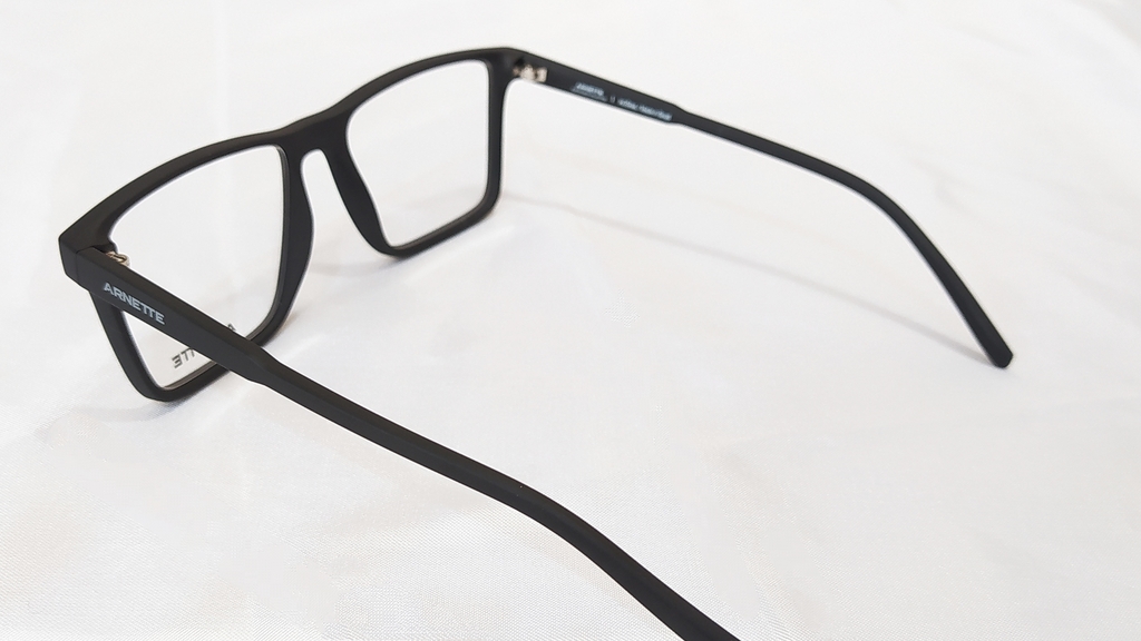 Armação para óculos de grau Arnette BRAWLER AN 7195L Quadrada preta fosca