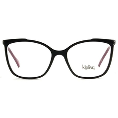 Armação para óculos de grau Kipling KP 3112 G119 Quadrada preta e rosa