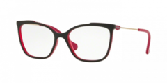 Armação para óculos de grau Kipling KP 3112 G119 Quadrada preta e rosa - comprar online