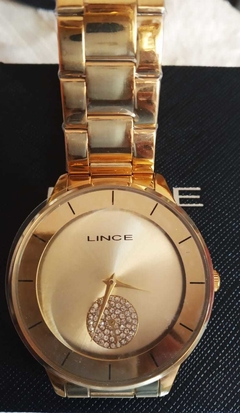 Relógio feminino analógico Lince LRGH067L C1KX Dourado - loja online