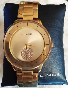 Relógio feminino analógico Lince LRGH067L C1KX Dourado
