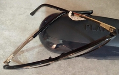 Armação para óculos de grau Platini P9 3119 D778 preto e dourado - comprar online