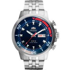 Relógio Orient masculino automático 469SS058F D1SX Prata