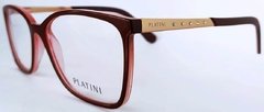Armação para óculos de grau Platini P9 3146B F988 Vinho - comprar online