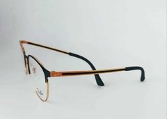 Armação para óculos de grau Ray Ban RB6375 2890 Preto com dourado - loja online