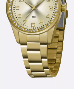 Imagem do Relógio Lince feminino LRGJ109L C2KX Dourado com strass