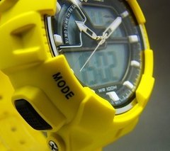 Relógio masculino X-Games XMPPA161-BXYX Amarelo - NEW GLASSES ÓTICA