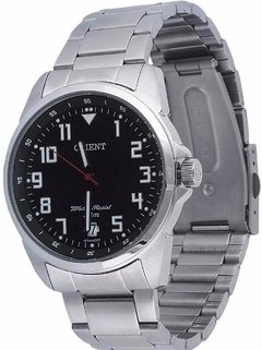 Relógio Orient masculino MBSS1154A P2SX Prata e preto - NEW GLASSES ÓTICA