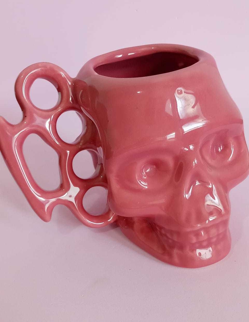 Caneca Rosa Caveira I