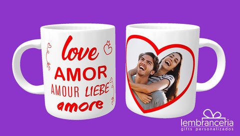 Caneca Namorados Briga Amor Love Flork Casal Meme Cerâmica 325ml - Pandika  - Canecas - Magazine Luiza