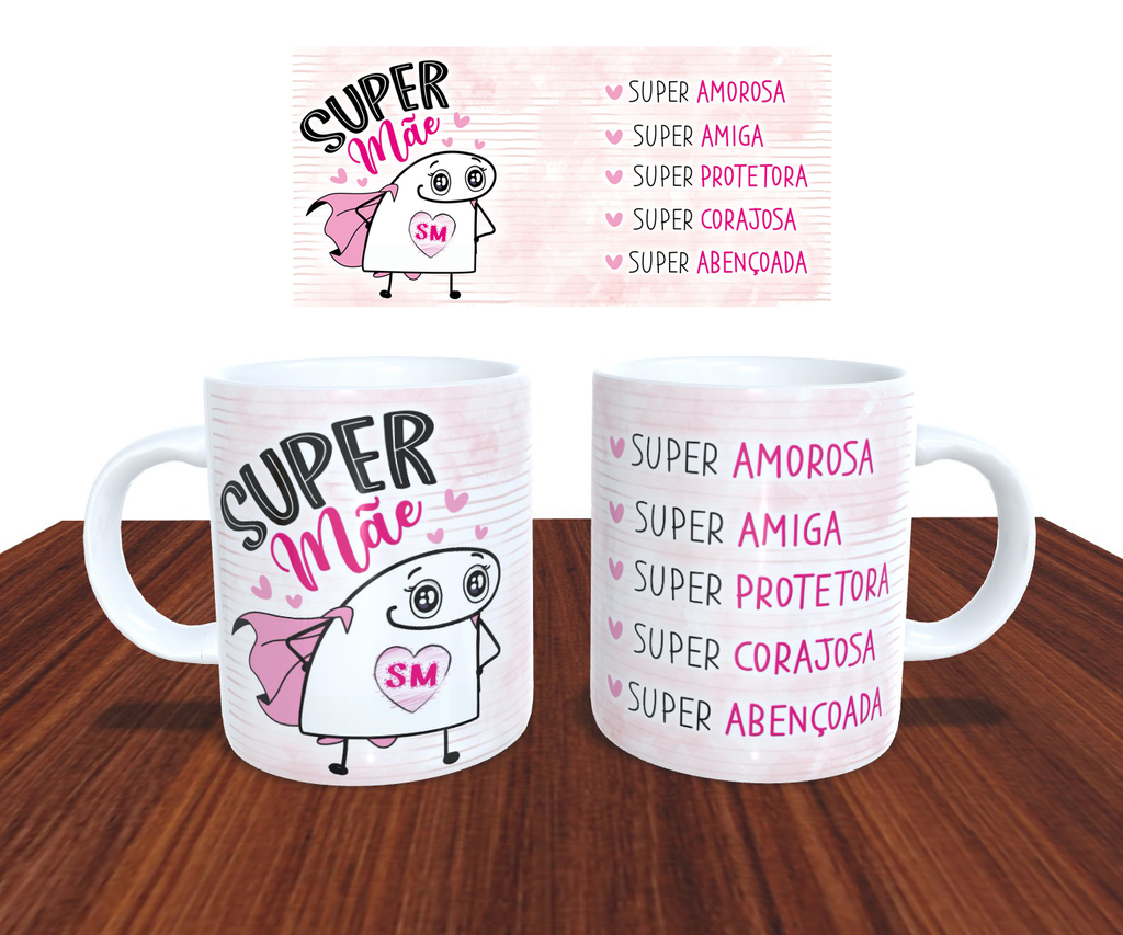 Caneca Super Mãe Meme Flork Boneco Palito Dia das Mães de Porcelana -  egvpersonalizados - Caneca - Magazine Luiza