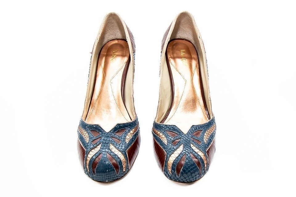 SAPATO VINHO E AZUL MASQUÉ - Comprar em Ana K Vintage