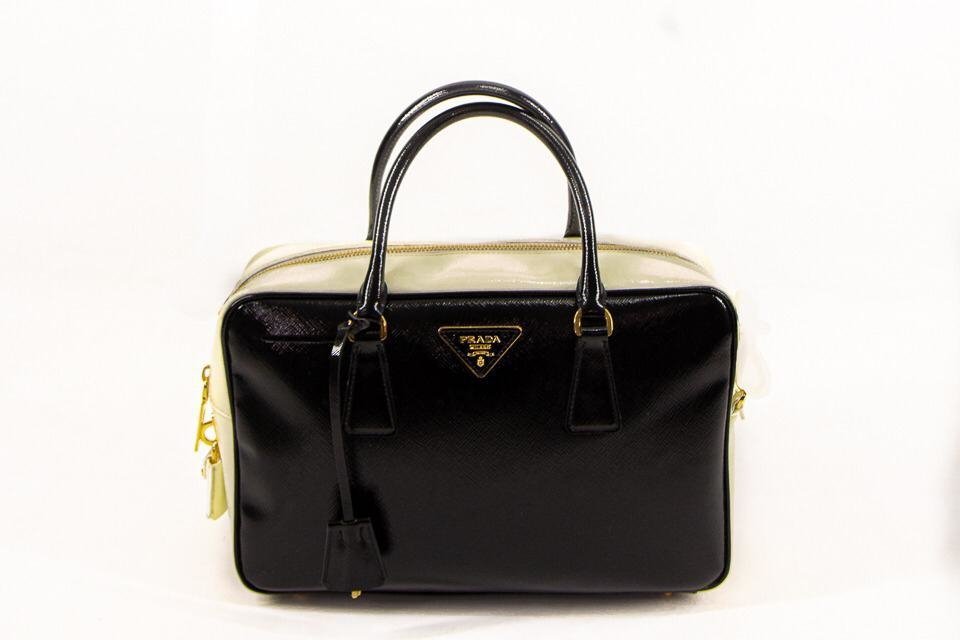 prada bowling bolsa vintage