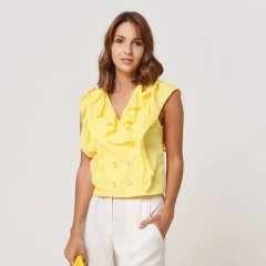 BLUSA FLAMENCO AMARILLO en internet