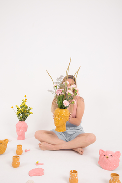Florero Venusina/amarillo en internet