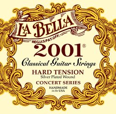 Encordoamento de Nylon p/ Violão La Bella 2001 Classical Hard Tension