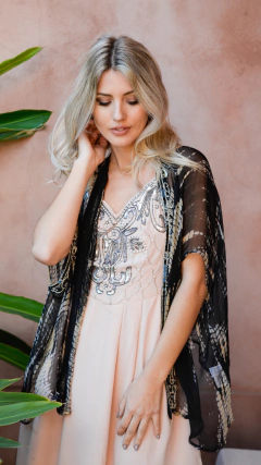 Imagen de VESTIDO LARGO PEARL ROSA NUDE