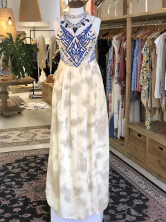 VESTIDO LARGO NIZA VISON - comprar online