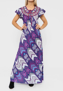 VESTIDO LARGO AFRICA VIOLETA