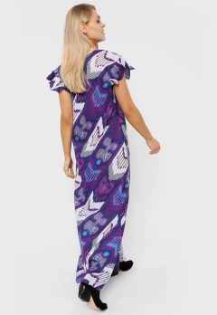 VESTIDO LARGO AFRICA VIOLETA - SOPHYA