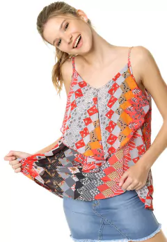 MUSCULOSA BISEL CORAL