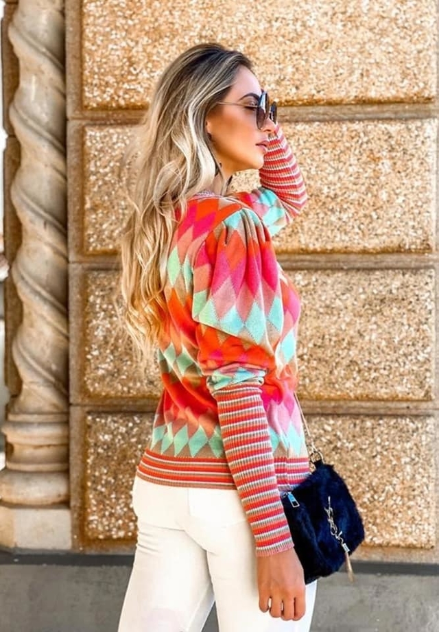 blusa feminina escocesa
