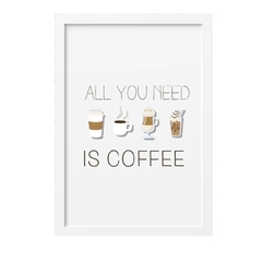 Quadro - All you need is coffee 2