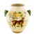 Vaso em cerâmica Craquelê, com pintura de um guepardo ou cheetah (36 x 31 x 37 cm)