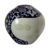 Vaso em porcelana chinesa, cor verde claro com pintura em azul, flor de lótus em relevo - comprar online