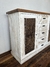 Consola de madera y chapa rustica - comprar online