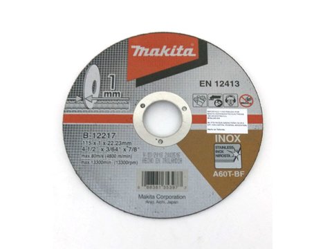 Disco De Corte Makita 115 X 1 Mm X Unidad - comprar online