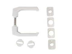 Imagen de Picaporte Para Puerta Cuadrado. Blanco O Negro. Económico
