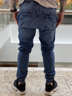 Calça Jeans Jogger Basic Blue na internet