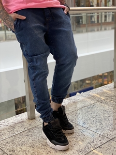 Calça Jeans Jogger Basic Blue - comprar online