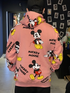 Blusa Moletom Mickey Rosa - comprar online
