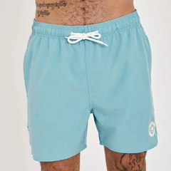 Short BUH Água Muda Estampa Azul Claro