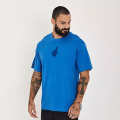Camiseta Over Dedo Emborrachado Azul Royal - comprar online