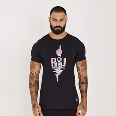 T-Shirt BUH Degradê Preta