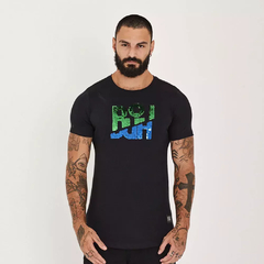 T-Shirt Buh Reversível Preta