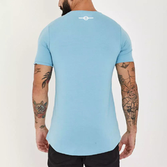 T-shirt Relevo Especial Azul Claro na internet