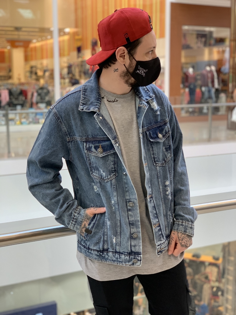 camisa jeans mickey