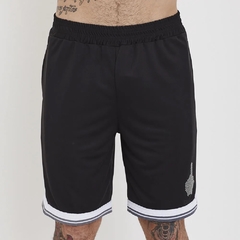 Bermuda Buh Basket Dedo Strass Preto - comprar online