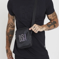 Shoulder Bag Buh Holográfica Preta na internet